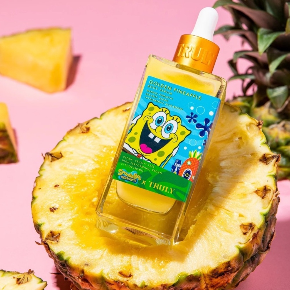 NEW Truly Beauty SpongeBob Pineapple Body Serum - Picture 2 of 7